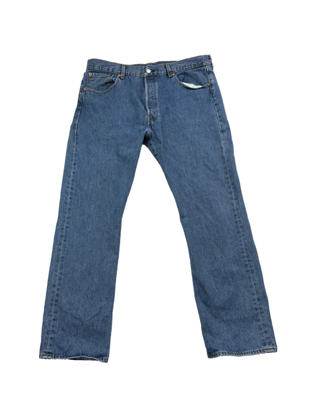 Men's Levi's 501 38x30 Button Fly Straight Leg Jeans - Picture 2 of 12